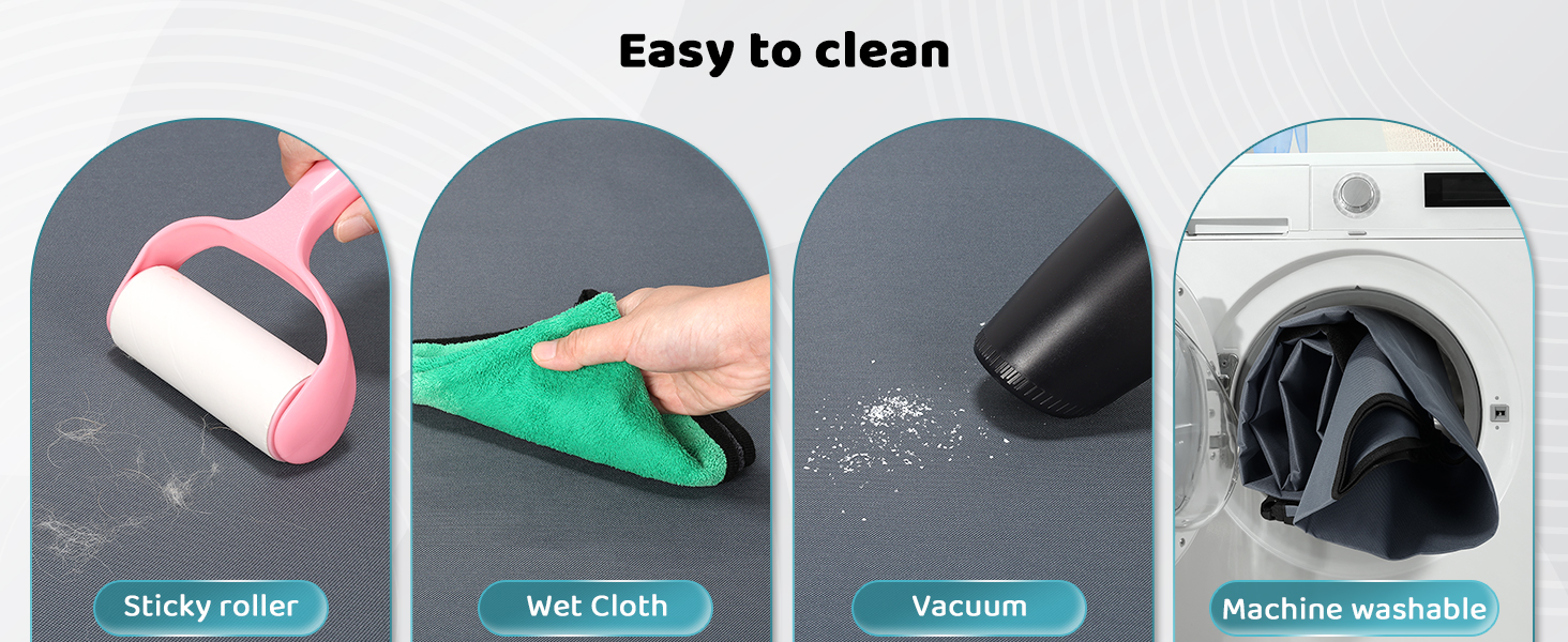 Захист для багажника автомобіля для собак KYG: універсальний, водовідштовхувальний, стійкий до зносу, з бічними захистами. Розмір: 185x105x38 см (сірий)