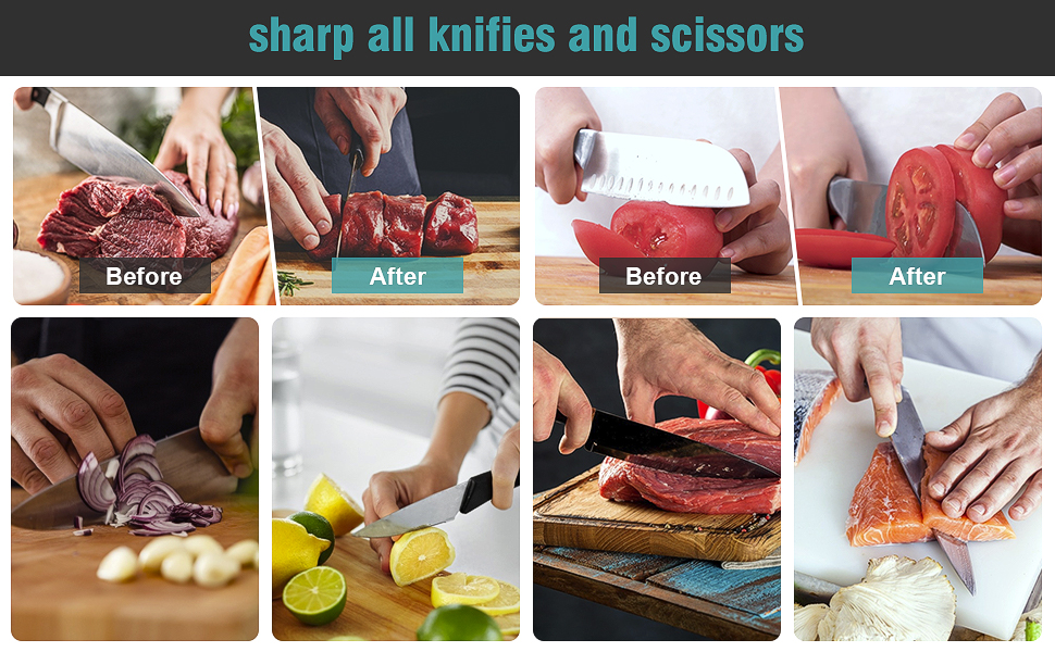 Точильний камінь Messerschärfstein 400/1000 для ножів, кухонних інструментів, мисливських ножів, з гумовою основою