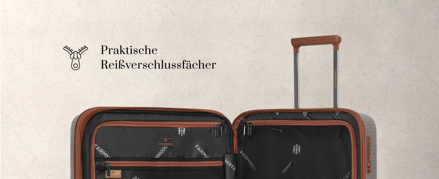 Набір валіз Cappuccino Eco Edition 3-в-1: розширювані, з TSA-замком та подвійними колесами