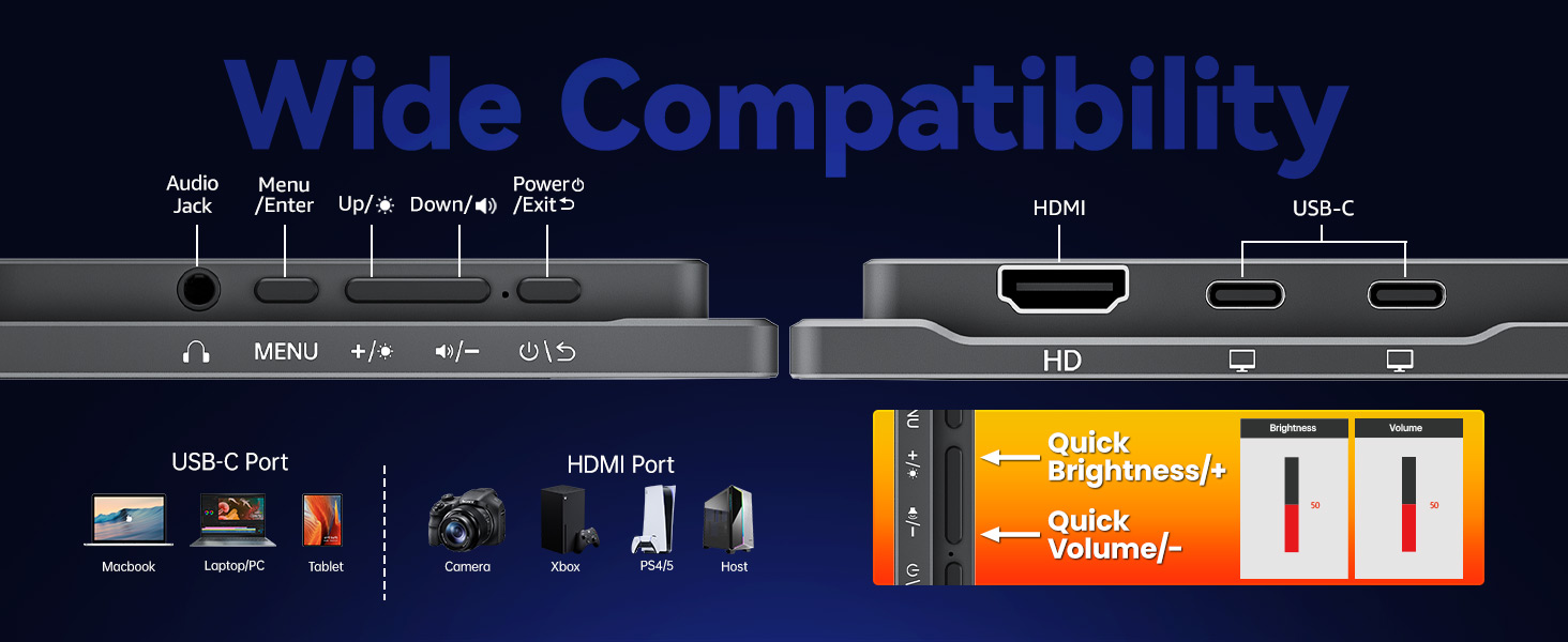 Портативний монітор CoCoPar 18.5