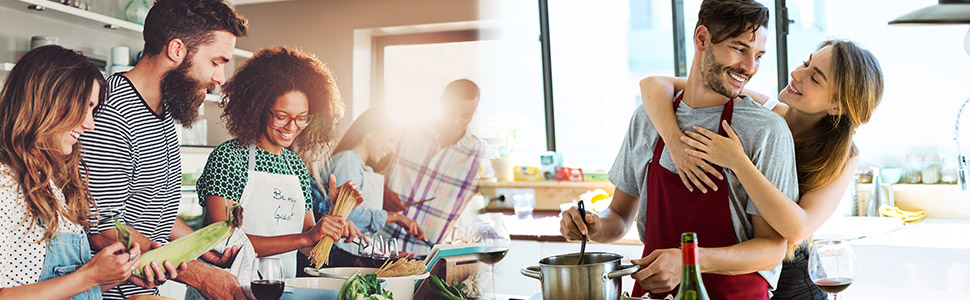 Електричні перечниці Relaxdays 2 шт. з LED-підсвіткою, стильні, з нержавіючої сталі, червоні