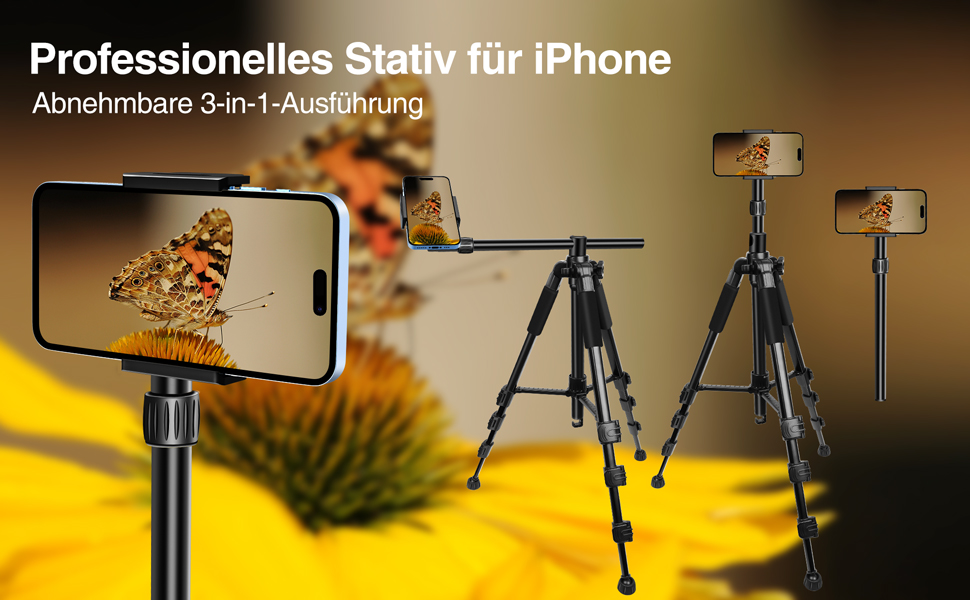 Штатив для смартфона Elitehood з виносним плечем 114 см, гнучкий, 180 см, 360° - для відеозйомки