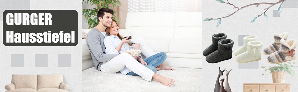 Тапочки додому жіночі з плюшевою підкладкою, з міцною підошвою, нековзні, 41/42 EU, білі