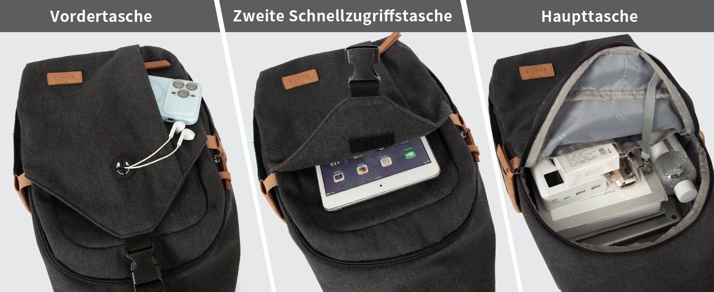 Чоловіча нагрудна сумка Brusttasche з канвасу, водонепроникна, антикрадіжна, для подорожей, туризму та спорту, чорного кольору