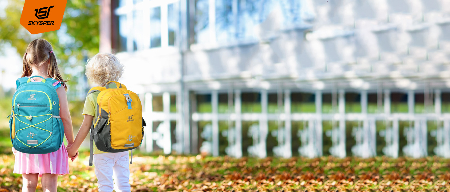 Дитячий рюкзак SKYSPER 10L для хлопчиків та дівчаток, рожевий, з нагрудним ременем