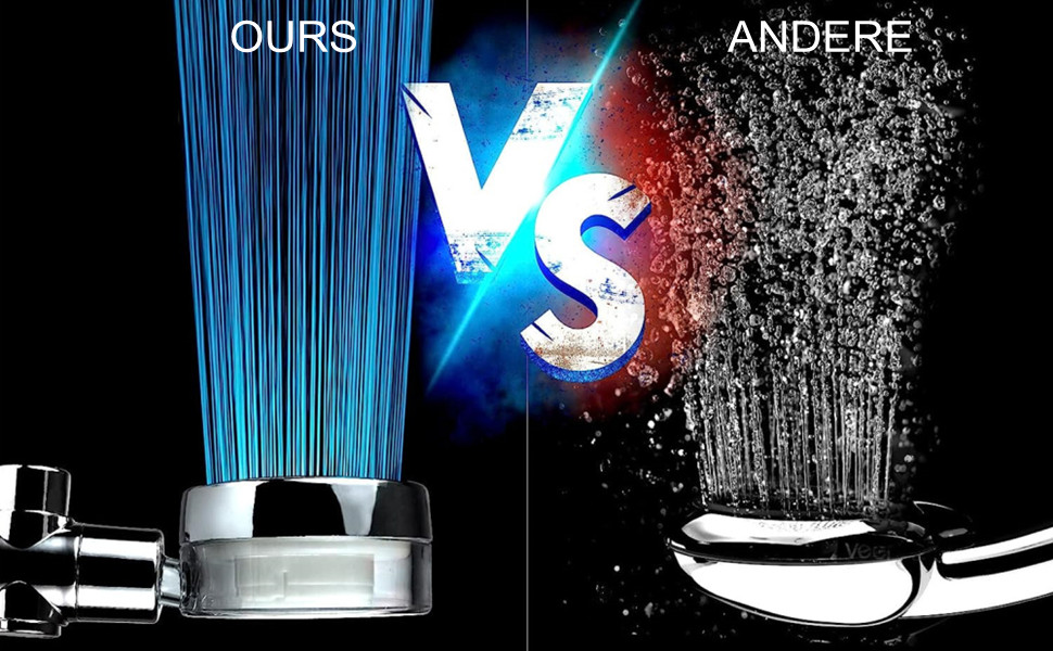 JINYOMFLY LED Shower Head with Lights, Shower Head with LED Lighting, 15CM Shower Head Color Changing, 3 Shower Modes Shower Light, Shower Head Light with Liquid Silicone Nozzle (Round, with Filter)