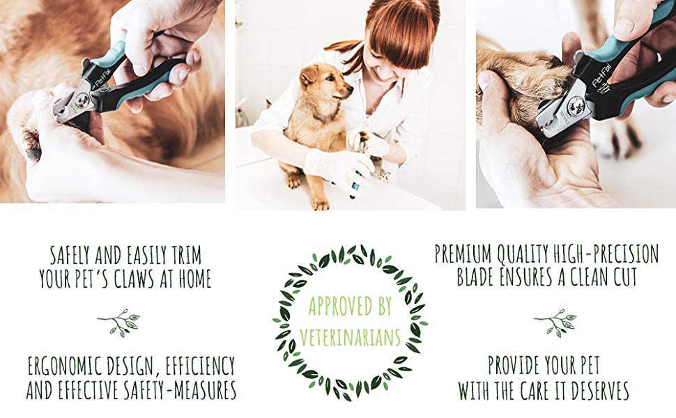 Професійна кусачка для собак та котів - кусачки для догляду за кігтями, безпечні та зручні для дому, з захисним бар'єром. Модель L