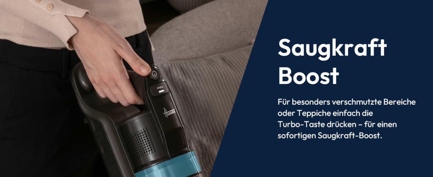 Бездротовий пилосос Hoover HF1 Plus з Anti-Hair Wrap, паркуванням та LED-підсвіткою, HEPA-фільтр 6-рівнів, для алергіків, час роботи 45 хв (для килима та твердих поверхонь)