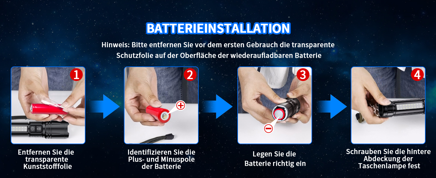 Ліхтар Shadowhawk XHM90.2: Потужний LED ліхтар з LCD дисплеєм, COB бічне світло, 7 режимів, 500000 люмен, тактичний, для кемпінгу та активного відпочинку, чорний