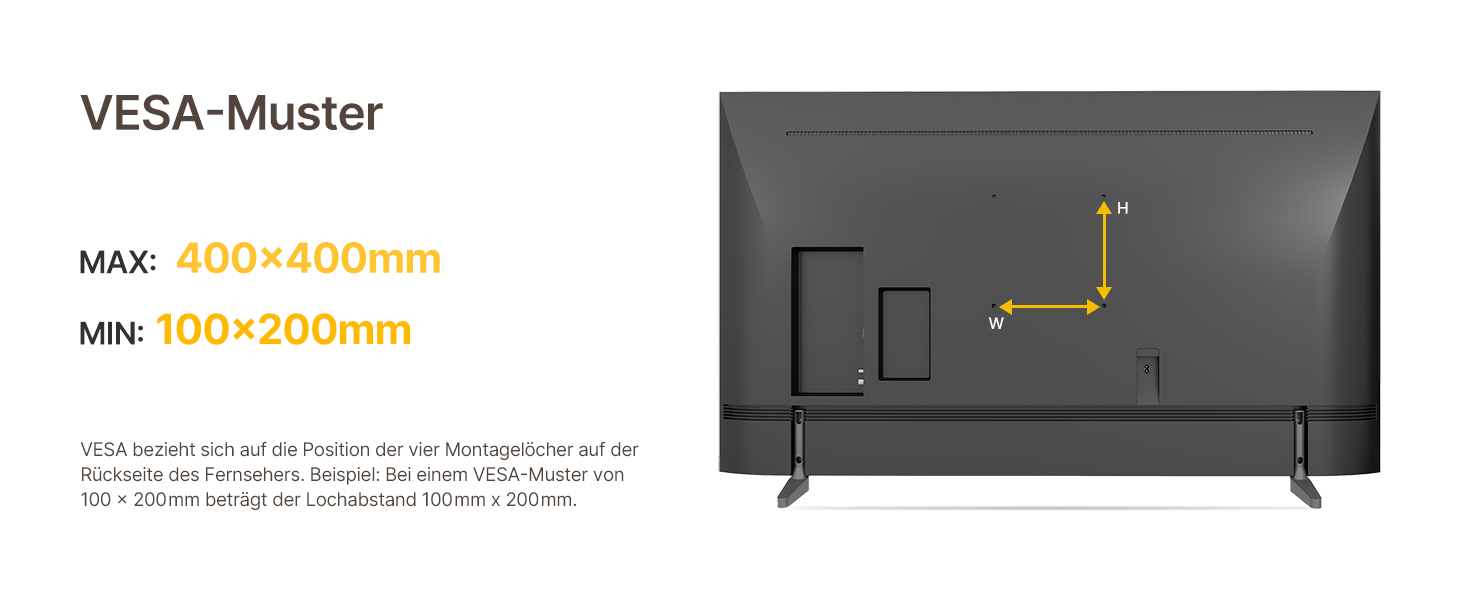 Кріплення для телевізора monTEK 1.1' Ultra Slim, 37-75 дюймів, до 60 кг, VESA 400x400 мм