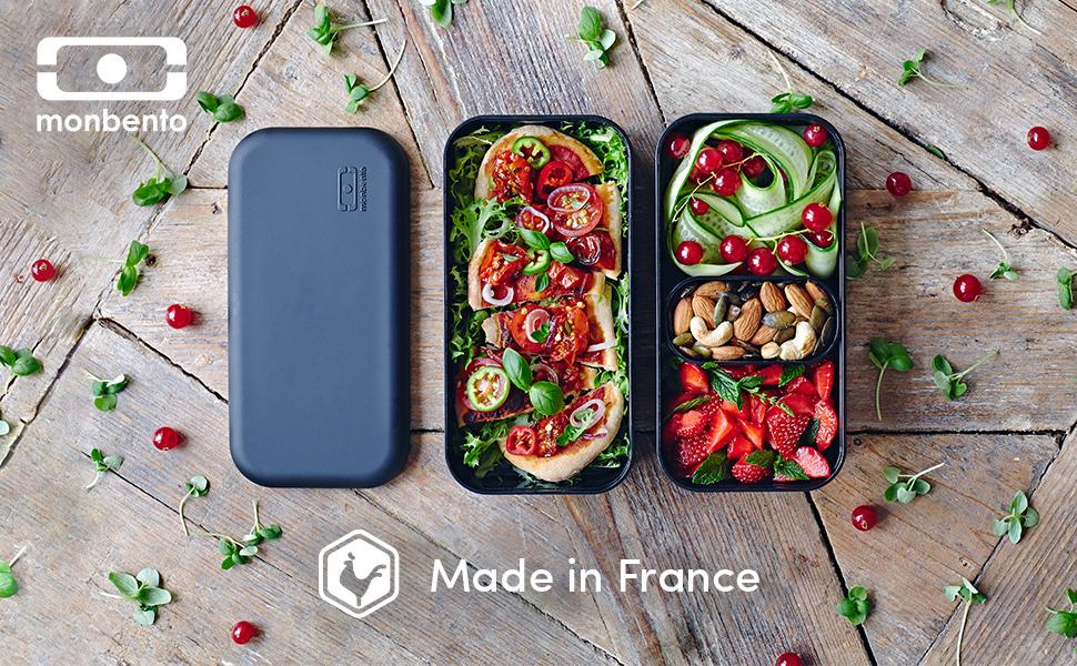 Бенто-бокс Monbento Moka Rose – 2-рівневий ланчбокс для дорослих, BPA-free, для мікрохвильової печі, миється в посудомийній машині