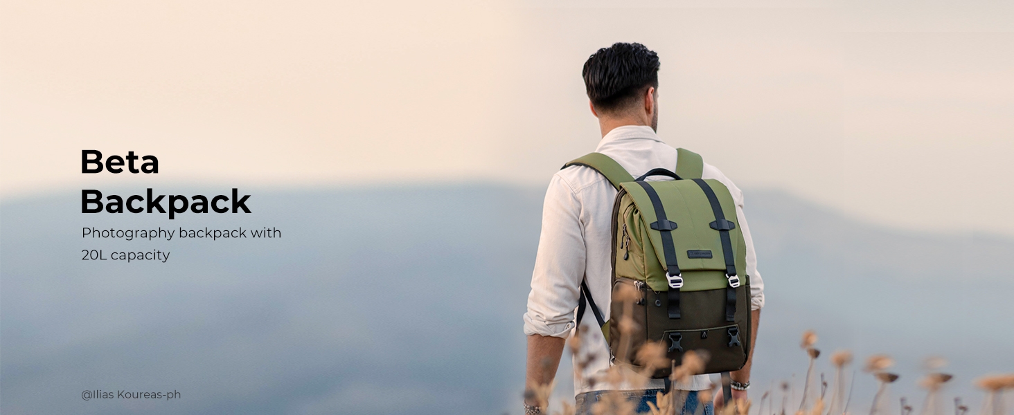 Рюкзак для камери K&F CONCEPT 20L, водонепроникний, з відділенням для ноутбука 15.6