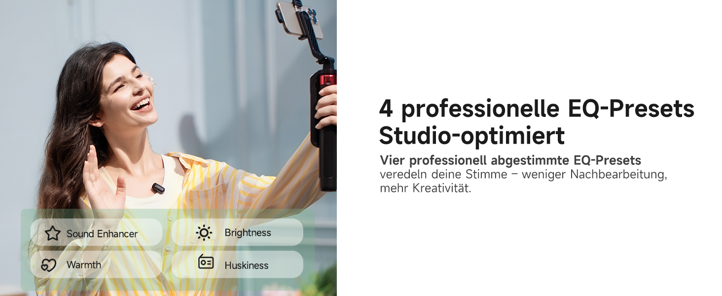 Мікрофон MAONO Wave T1 Mini USB-C: бездротовий, для iPhone/Android, з шумозаглушенням, для YouTube, Vlog, запису звуку