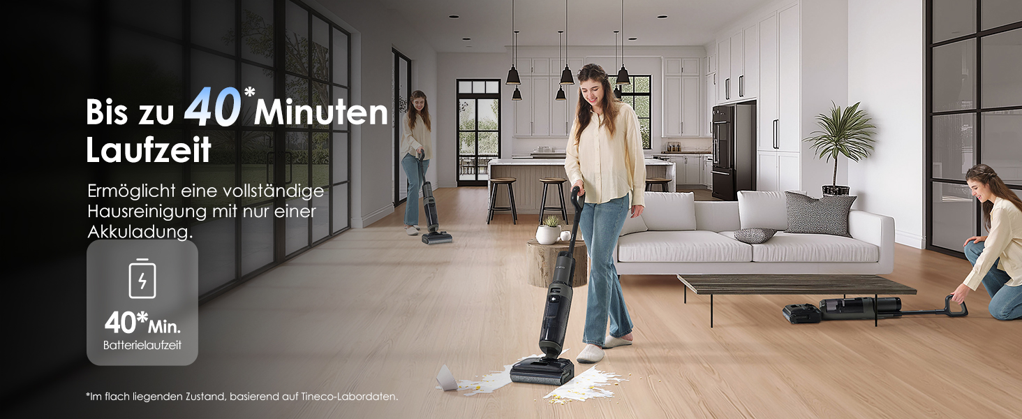 Вертикальний миючий пилосос Tineco Floor One S6 Stretch з функцією самоочищення