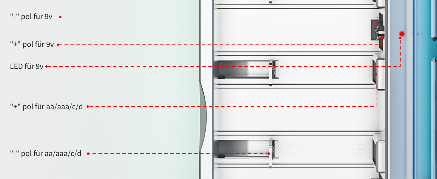Інтелектуальний зарядний пристрій BONAI для акумуляторів AA/AAA/SC/C/D NI-MH з LCD дисплеєм та функцією розряду, AC