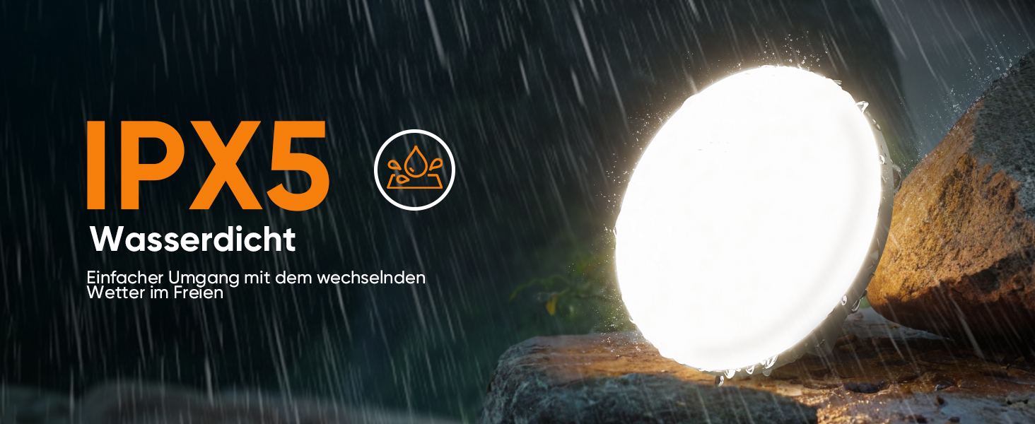 LED кемпінг-ліхтар Eventek 12000mAh, 4000LM, водонепроникний IPX5, 4 режими, магніт, акумуляторний, для намету, походів, аварій