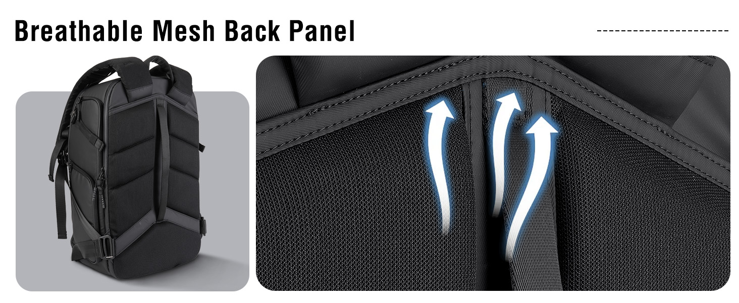 MOSISO Рюкзак для фотокамери, водонепроникний, для Canon/Nikon/Sony, з відділенням для ноутбука 16