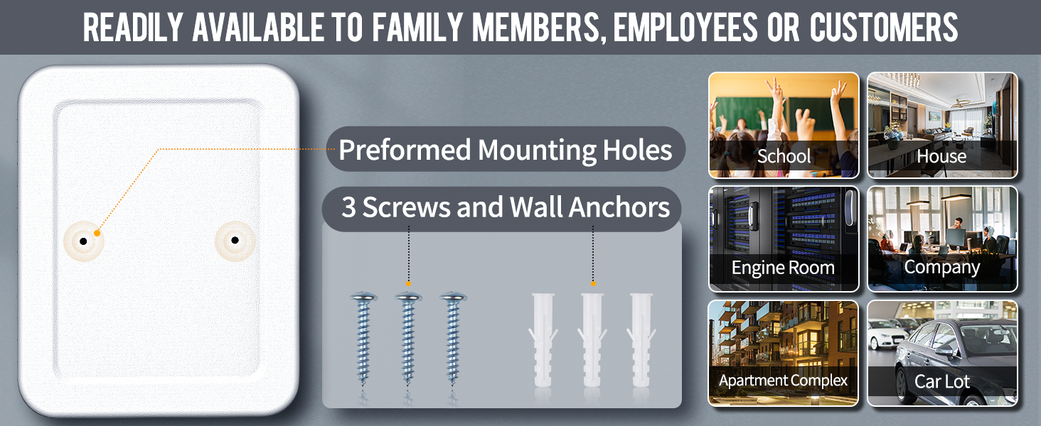 Шкафчик для ключів Uniclife на 60 позицій з комбінацією та ключовим замком, цифровий, з регульованими полицями (20 ключів, білий)