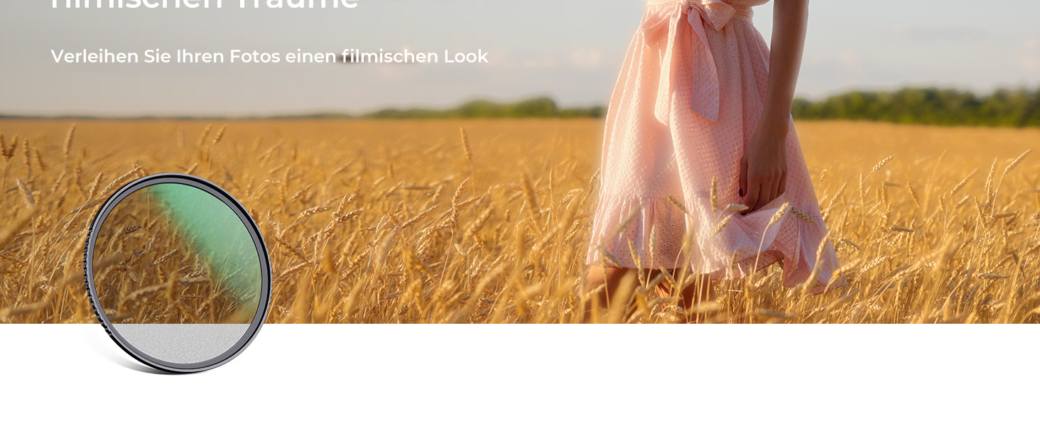 Фільтр K&F Concept Nano-K Serie Black Mist 82mm з оптичного скла з 18-шаровим покриттям для відео та портретної фотографії