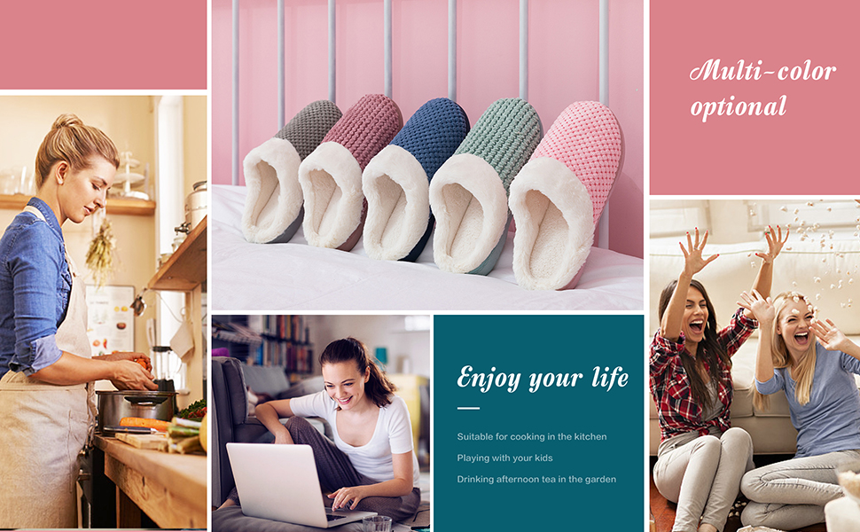 Тапочки жіночі зимові теплі з меморі-піною Hausschuhe, зручні, пухнасті, з антиковзким покриттям, легкі, для дому (42/43 EU, Рожеві)