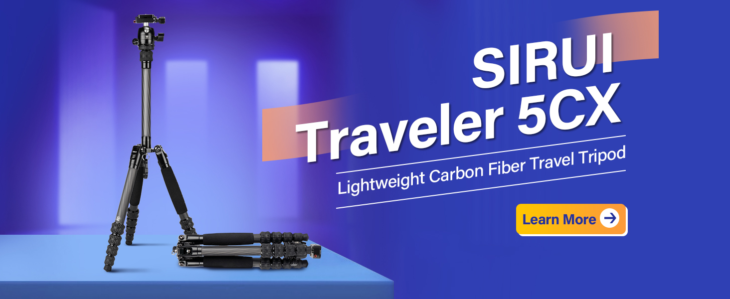 Штатив SIRUI AM-203S: компактний міні-штатив з алюмінію для DSLR, Vlogging (15кг, 42см)