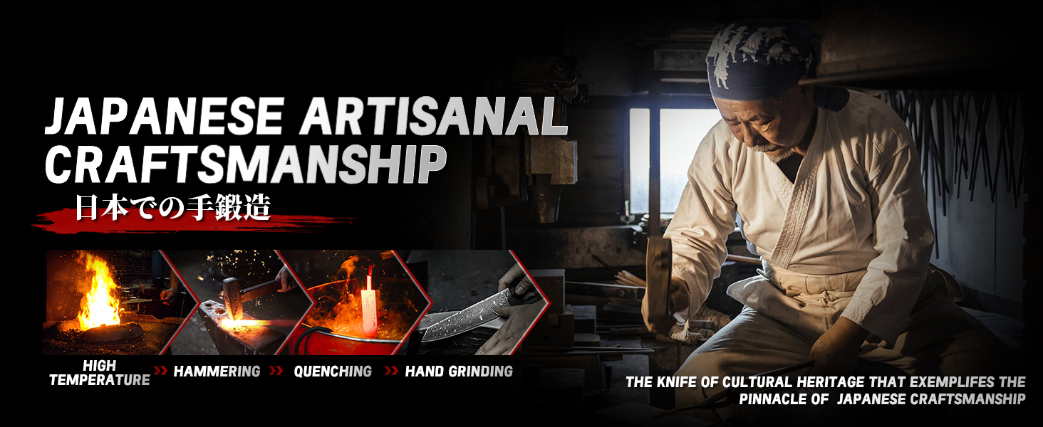 Ніж кухарський Kiritsuke TIVOLI Damascene - 20 см, професійний, ручної роботи, для м'яса, овочів та риби, в подарунковій коробці