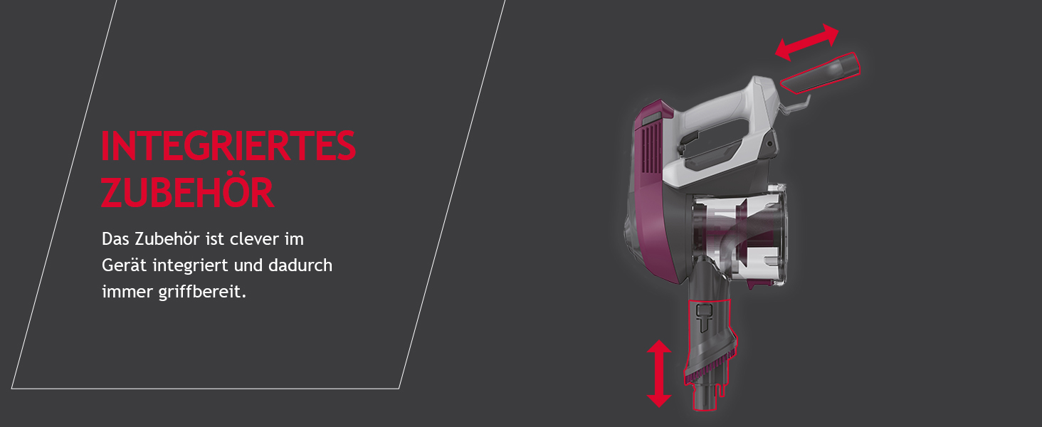 Бездротовий пилосос Hoover HF110H Pet: акумуляторний, без мішка, для дому та тварин, LED-підсвітка, XL-контейнер