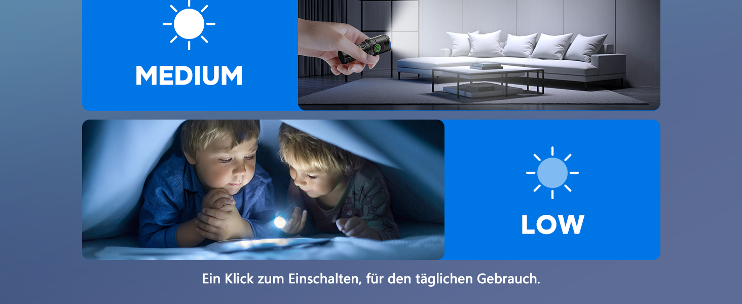 LED ліхтарик GEARLITE EDC Mini - 5000 люмен, 5 режимів, акумуляторний, IPX4, магнітна кришка