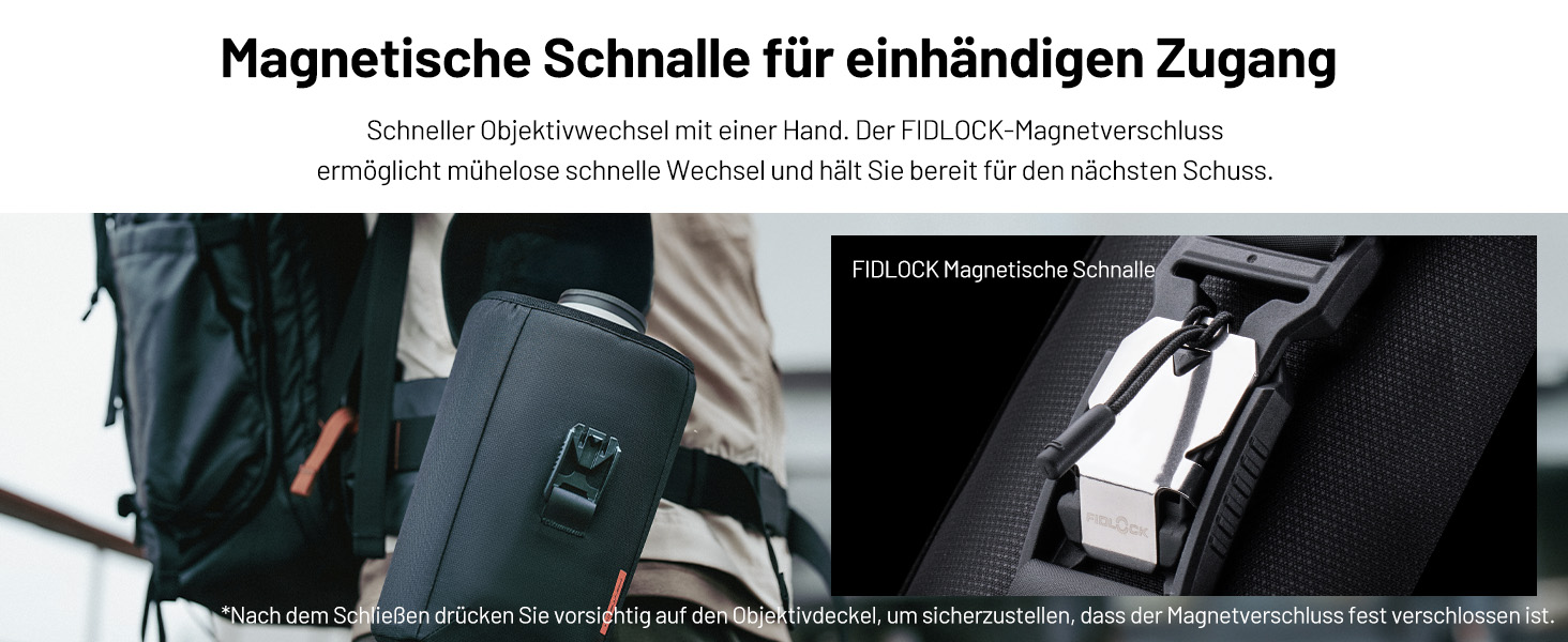 Сумка для фотокамери PGYTECH Linsentasche: захисний кейс для об'єктивів DSLR Sony/Canon/Nikon