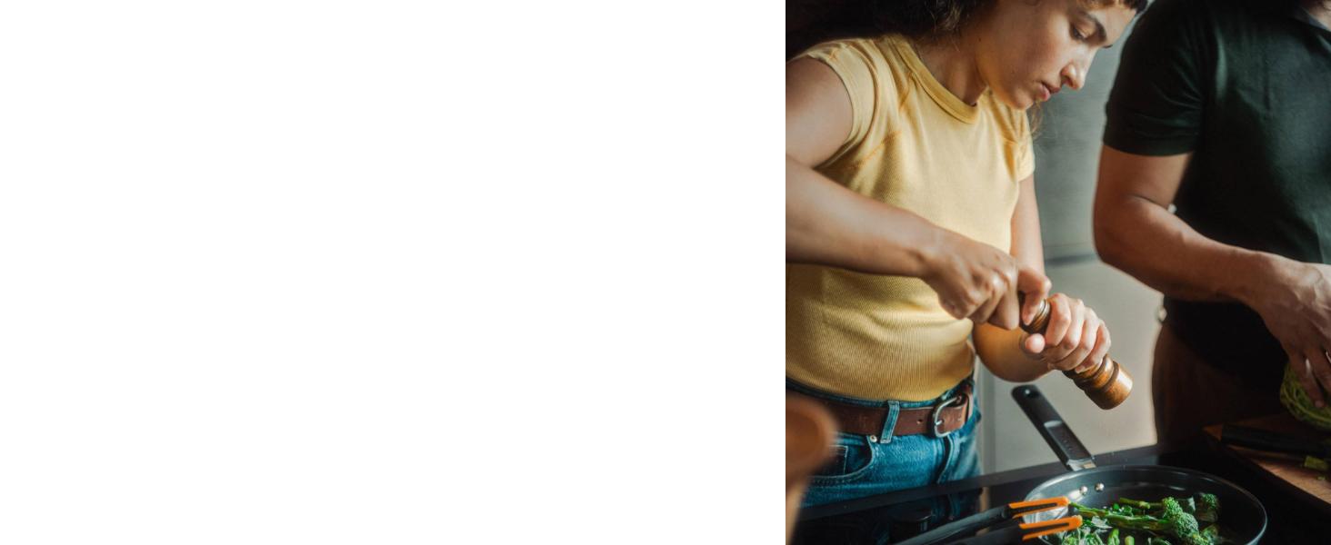 Сковорідки Fiskars Hard Face 24 і 28 см, антипригарні, алюміній/пластик, набір 2 шт., чорні, для всіх плит, стійкі до подряпин