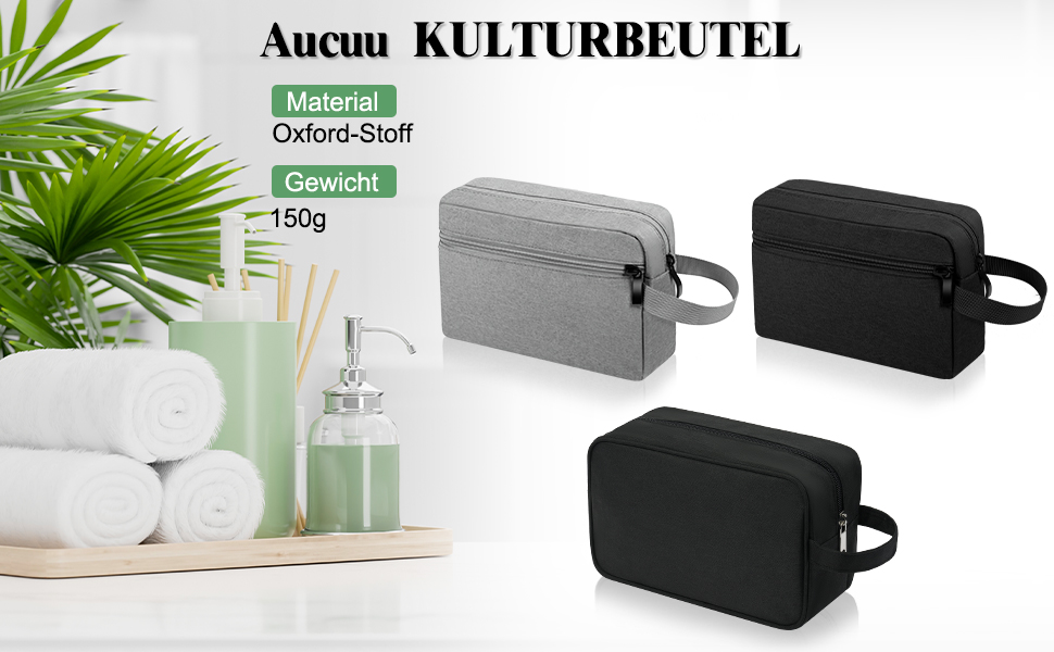 Чоловічий дорожній косметичний набір, жіноча культбагер великого розміру, косметичка-органайзер з подвійною блискавкою, чорна (#3)