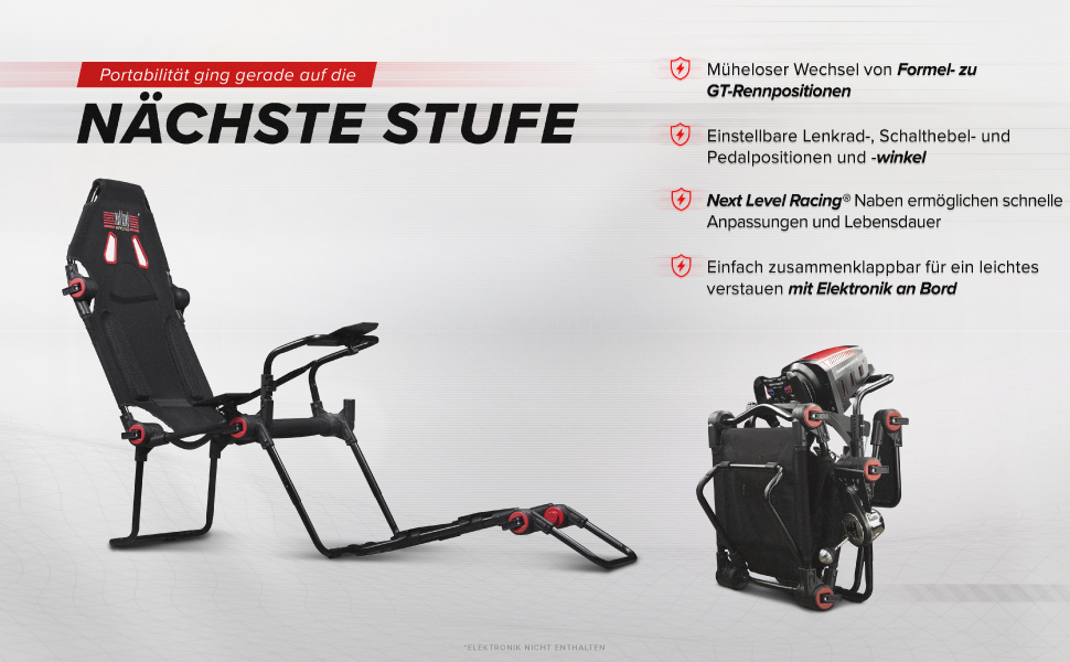 Next Level Racing F-GT Lite Складаний Симулятор Кокпіт - F-GT Lite