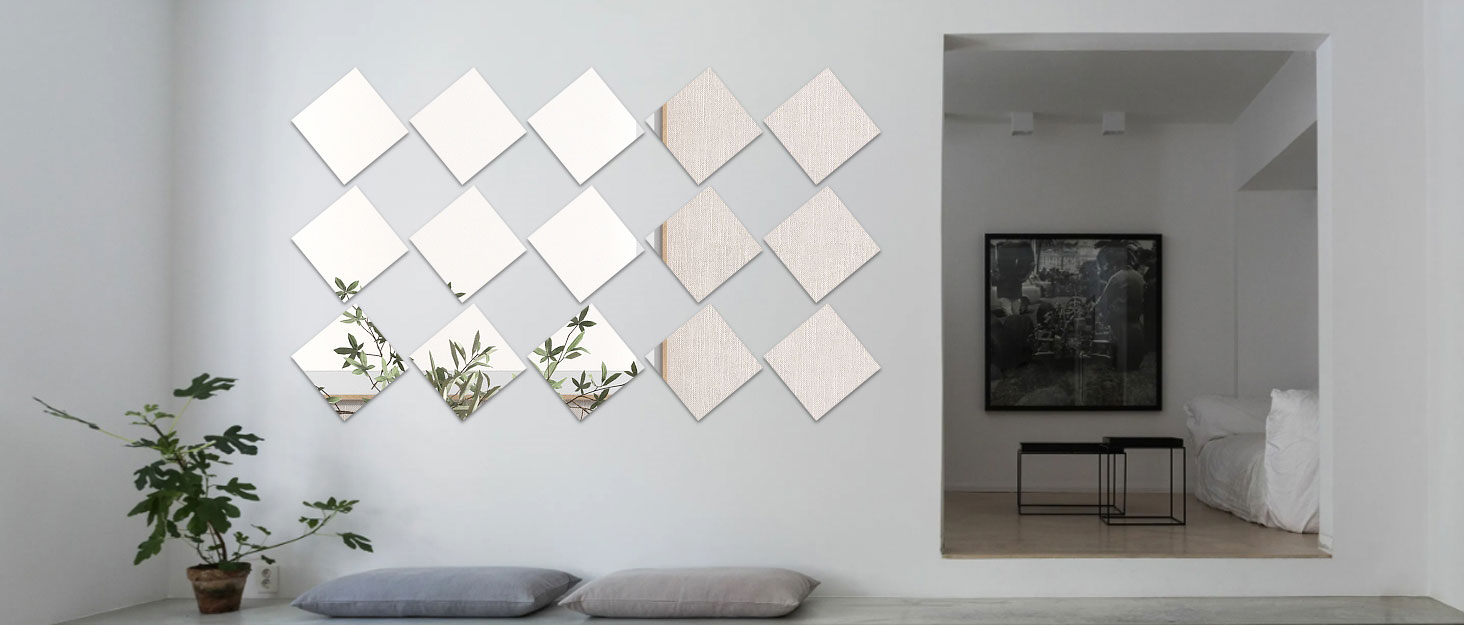 10 самоклеючих дзеркальних наліпок, 20x20 см, 2 мм акрилової плівки для ванної, вітальні, спальні, шафи