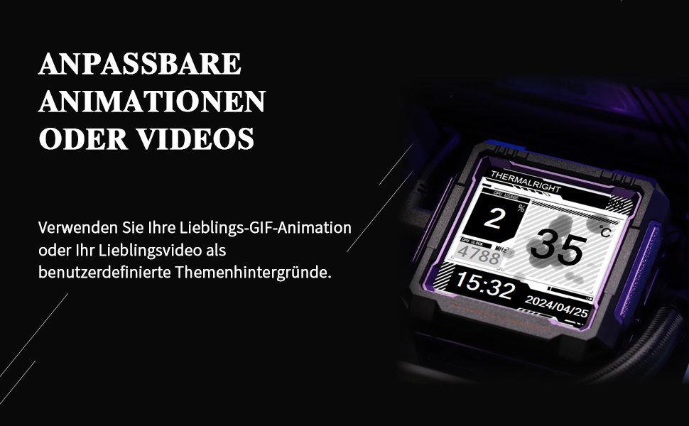 TR FW PRO 360 ARGB: Смарт-система водяного охолодження CPU з IPS LCD екраном 320x320 для AM5/Intel 1700/1851