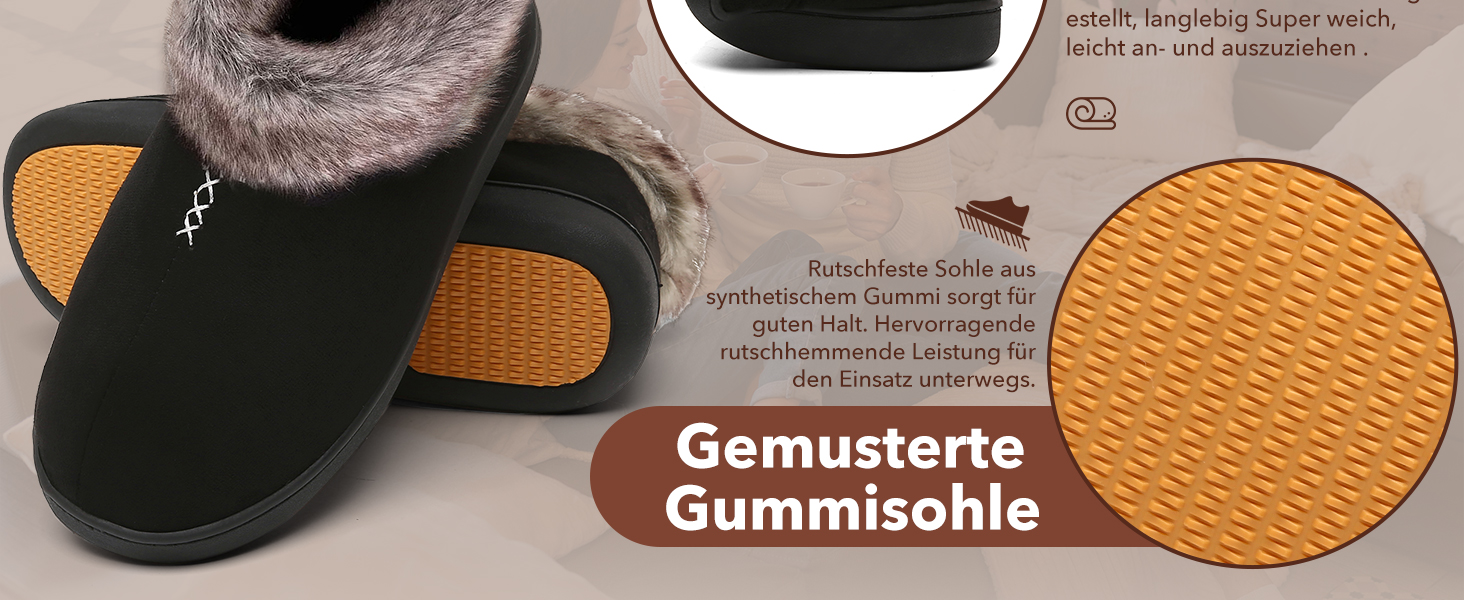 Жіночі теплі халапи з антиковзкою підошвою Mishansha, халапи з меморі-піною, плюшеві тапочки, розмір 36-43 EU (40 EU, сіре хутро)