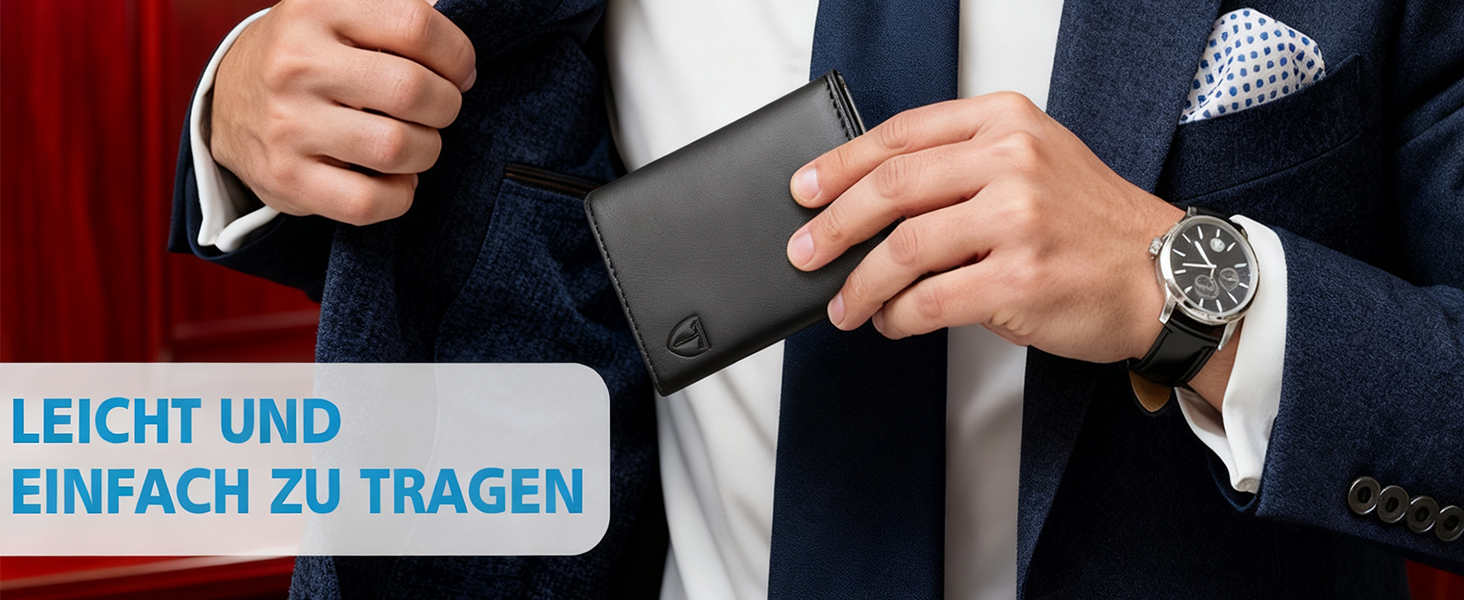 TENBST Smart Wallet 3.0: Шкіряний гаманець для чоловіків з магнітною застібкою | RFID-захист | Slim-модель | Гаманець-картхолдер