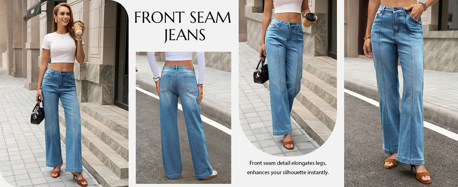 Джинси жіночі Cicy Bell Baggy висока талія, широкі штанини, чорні, розмір 44