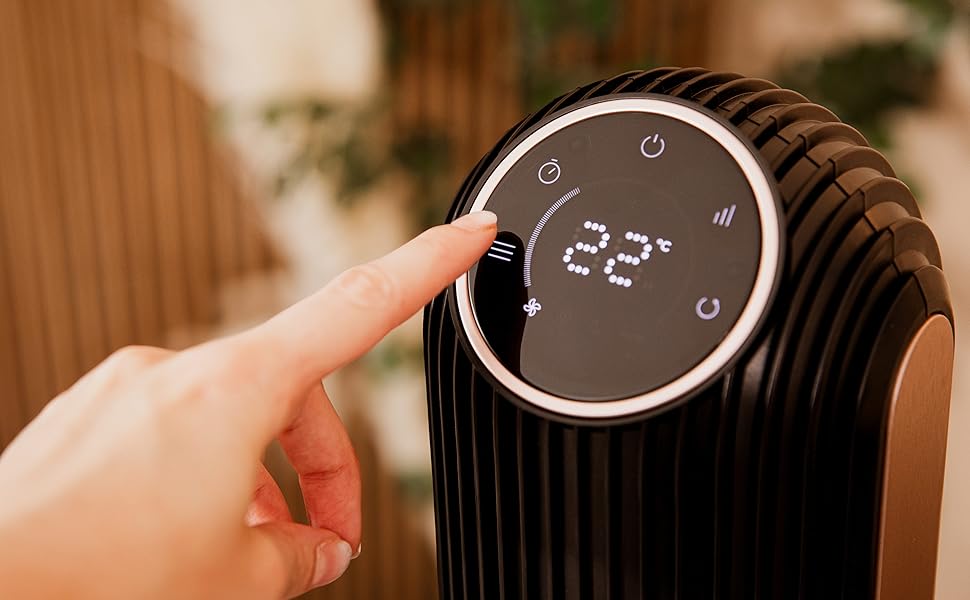 Турбовентилятор Cecotec EnergySilence 9090 Skyline Ionic: 119 см, 45 Вт, іонізатор, LED-дисплей, пульт ДК, 3 режими, 12 год таймер, осциляція 70º