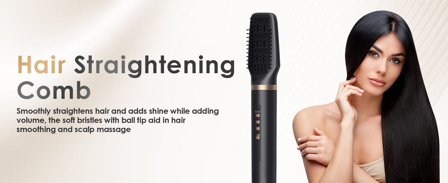 Набір для укладки Journeyside Airstyler: щітка-фен, плойка, випрямляч, 5 насадок, 1000W, чорний та золотий