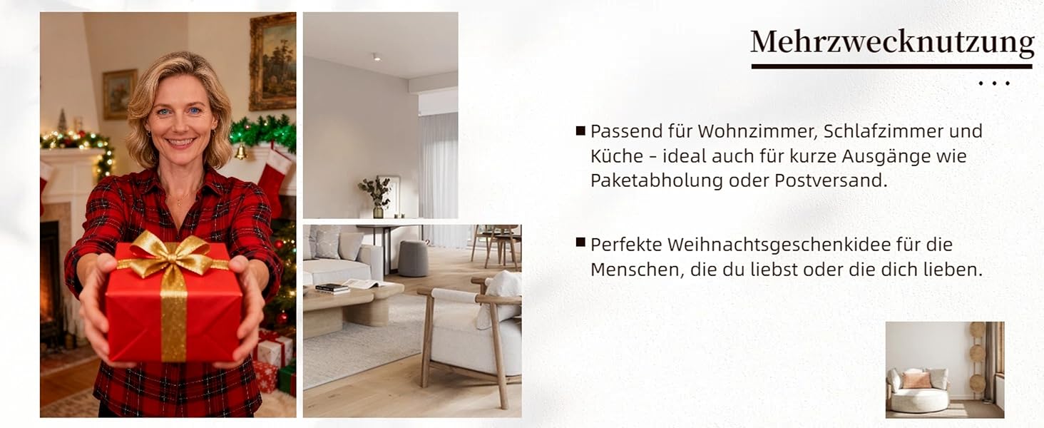 Жіночі плюшеві домашні тапочки SMajong, зимові, теплі, м'які, з антиковзким покриттям, сірі, 38/39 EU