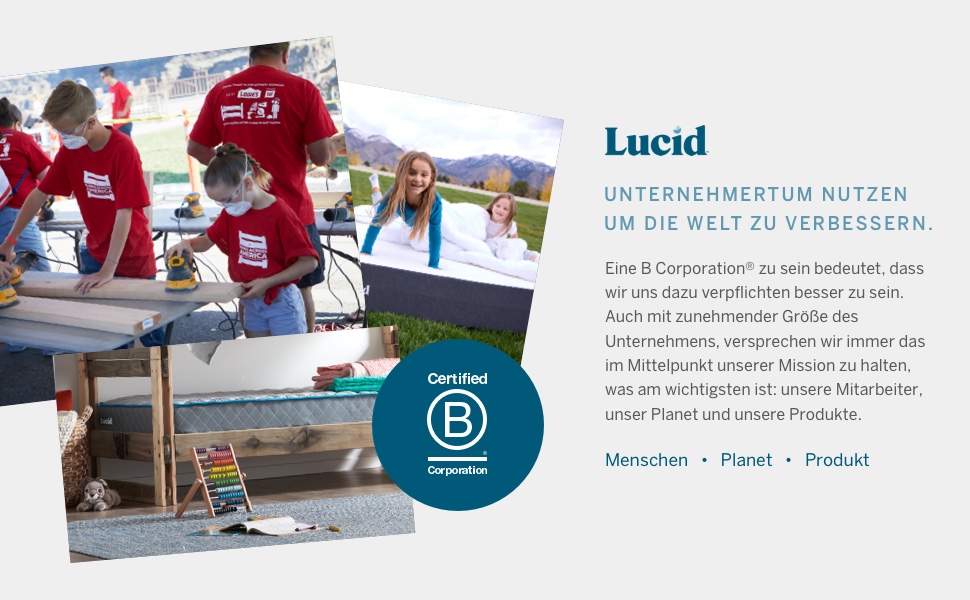 LUCID ортопедична подушка для сну на боці з подрібненої піни Memory Foam, тіло-подушка для вагітних, ультрам'який бамбуковий чохол, біла