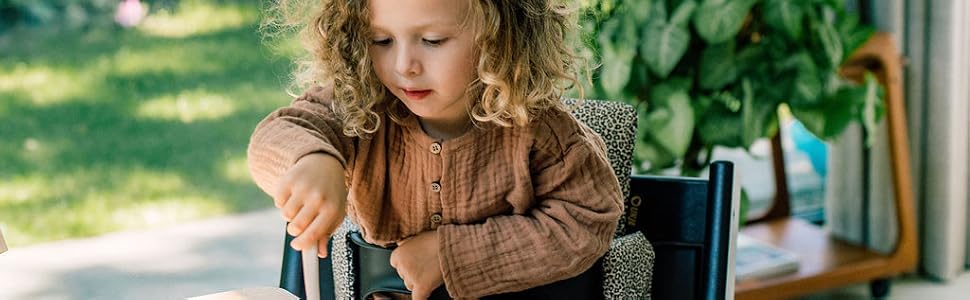 Ukje подушка для стільчика Stokke Tripp Trapp, водонепроникна, леопардовий пісок, м'яка сидушка, зменшувач сидіння, багато кольорів і візерунків