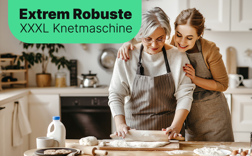 Кухонна машина ProfiCook KM 1254 з великою чашею 12л, потужний 2500W мотор, металеве редуктор та LED-дисплей | Харчовий процесор для тіста до 8,5 кг, 13 швидкостей