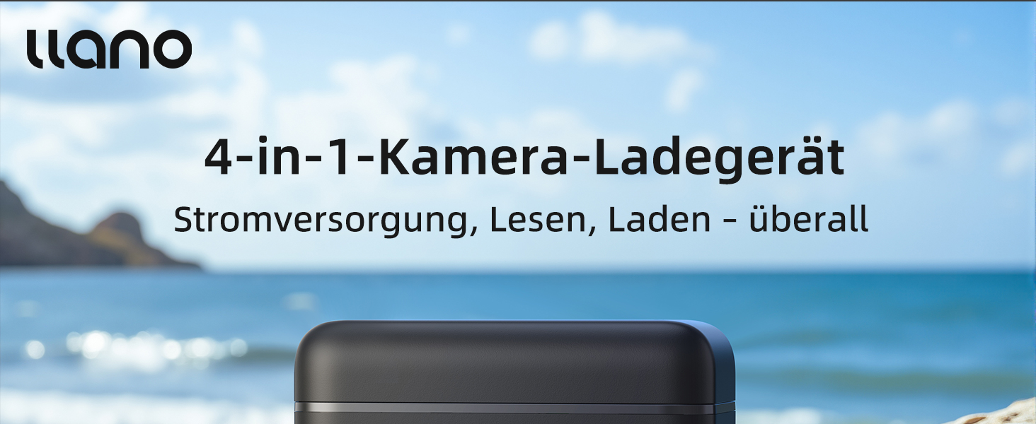 Зарядний пристрій USB-C 20W для акумуляторів Nikon EN-EL15c з SD-картрідер та індикатором заряду, сумісний з Nikon Z8, ZR, Zf, Z6III, D850, Z7II, Z6II, Z7, Z6, D7500, D750, Z5, D810, Z5, D810