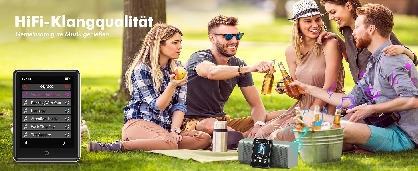 MP3-плеєр для дітей з Bluetooth 5.3, 64GB, 2.8