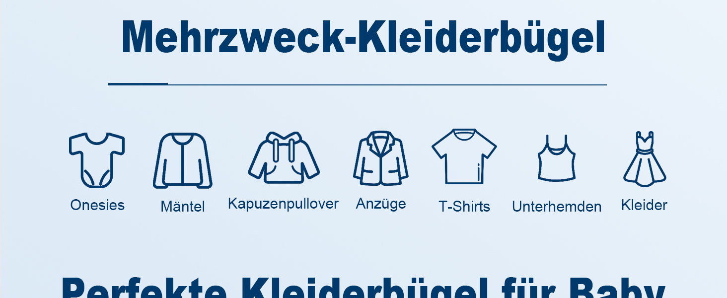 Дитячі вішалки для одягу, 28 см, м'які вельветові вішалки з 360° обертовим гачком, антиковзкі вішалки для одягу, економія місця для немовлят та малюків, 32 шт., блакитні