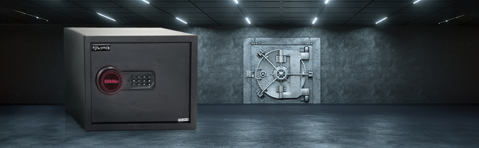 Сейф офісний Tresor COMPACT III, сталевий, чорний, з електронним замком, 20x31x20 см, 27 л