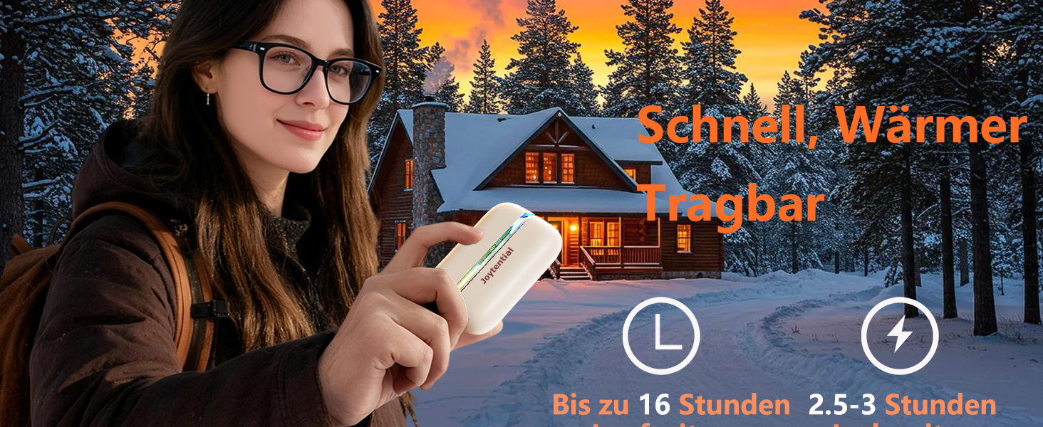 Електричний грілка для рук та кишень, 2-в-1, портативний, магнітний, 4 режими нагріву, USB, багаторазовий, для кемпінгу, зимових розваг, чорний