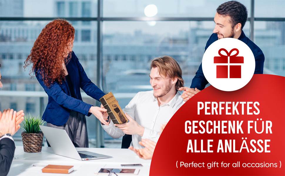 Відкривач вин Wortek: професійний відкривач вин та винних пробок, ідеальний подарунок для любителів вина (для найкращого дідуся)