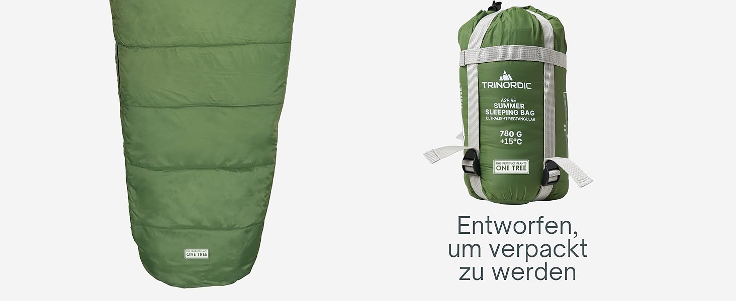 Легкий літній спальний мішок XL – 900г, компактний, з антизастрягаючим блискавкою – мумієподібний спальник для дорослих, для кемпінгу, трекінгу та байкпакінгу